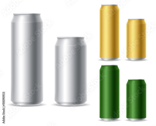 Beer cans set