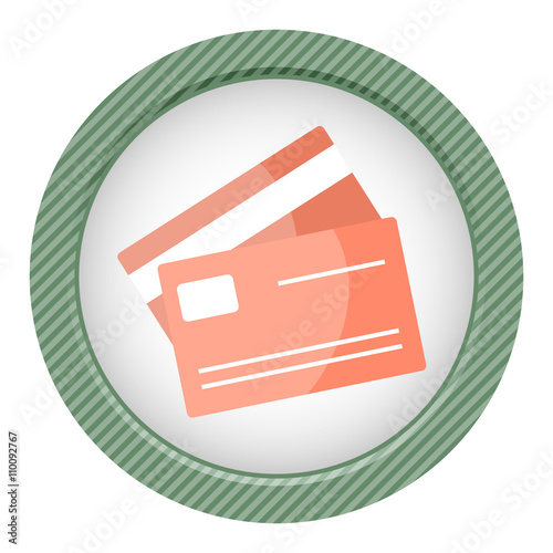 Credit card colorful icon