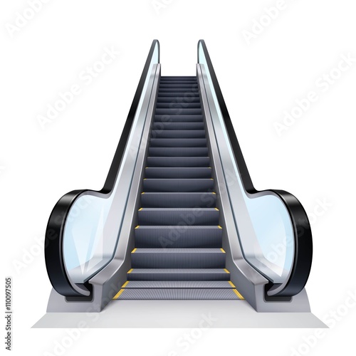 Realistic Escalator Illustration