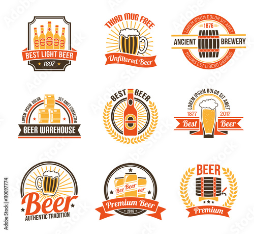 Brewery Logo Set
