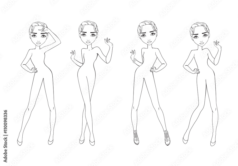 Fashion design sketch. The basics. by Bsamsas - Make better art | CLIP  STUDIO TIPS