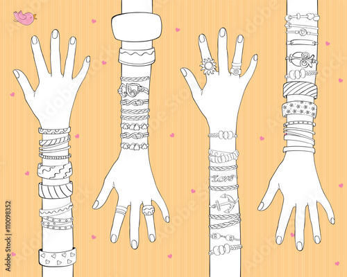 Fashion Bracelets And Rings