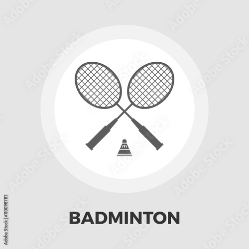 Badminton flat icon