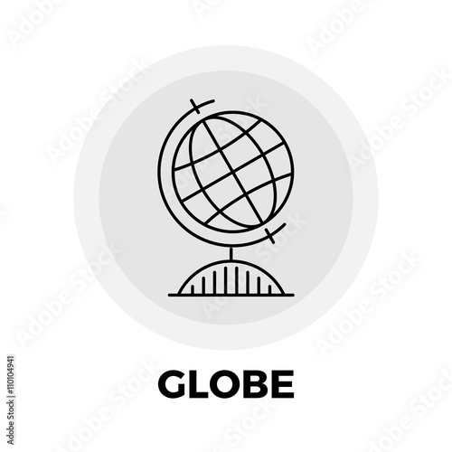 Globe Line Icon