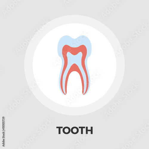 Tooth flat icon