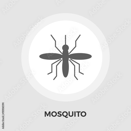 Mosquito vector flat icon