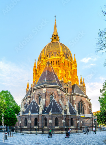 Photography Maria vom Siege Church, The marvellous church in the city - Vienna, Austria