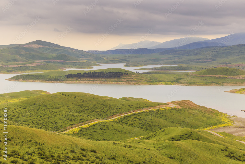 View Reservoir Tahtakerpyu.Shabran.Azerbaijan