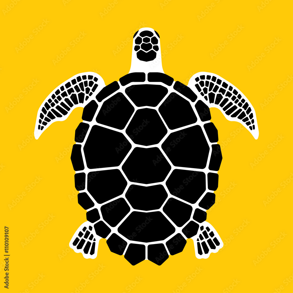 Fototapeta premium Turtle icon, symbol