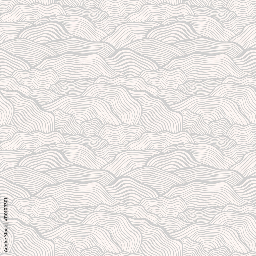 Seamless pattern with wavy scale texture Seamless pattern with wavy scale texture
