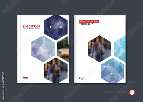Abstract cover design, business brochure template layout, report