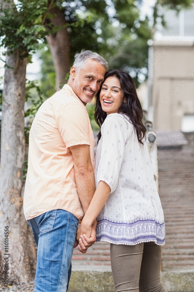 Portrait of happy couple