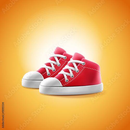 red shoes