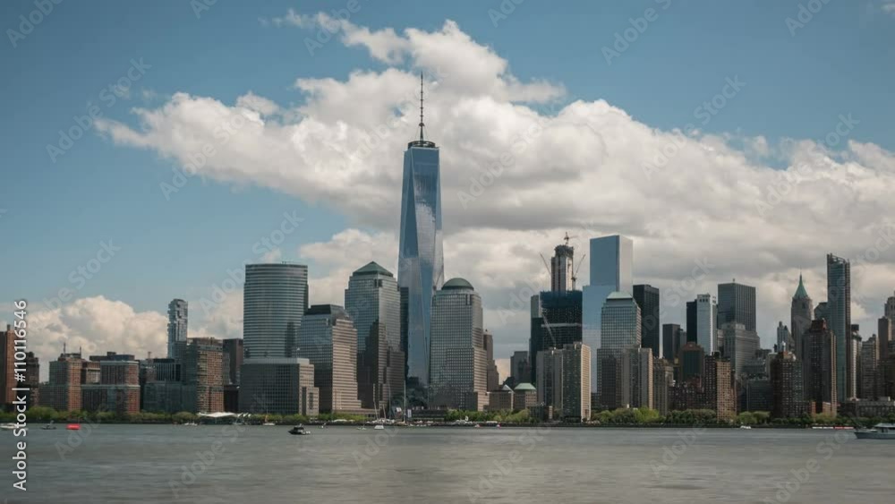 4K Lower Manhattan Hudson River Cloud Formation Timelapse 2 4K Lower Manhattan Hudson River Cloud Formation Timelapse 2