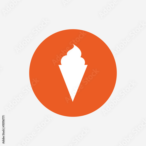 Ice Cream sign icon. Sweet symbol.