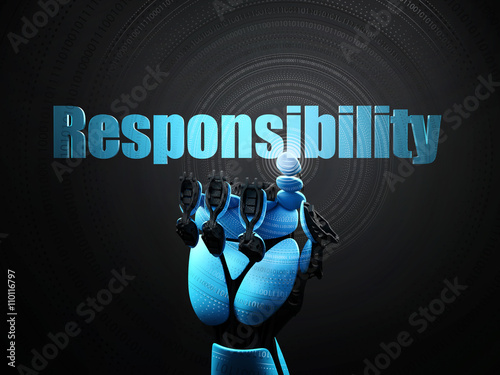 Responsiblity concept with touchscreen