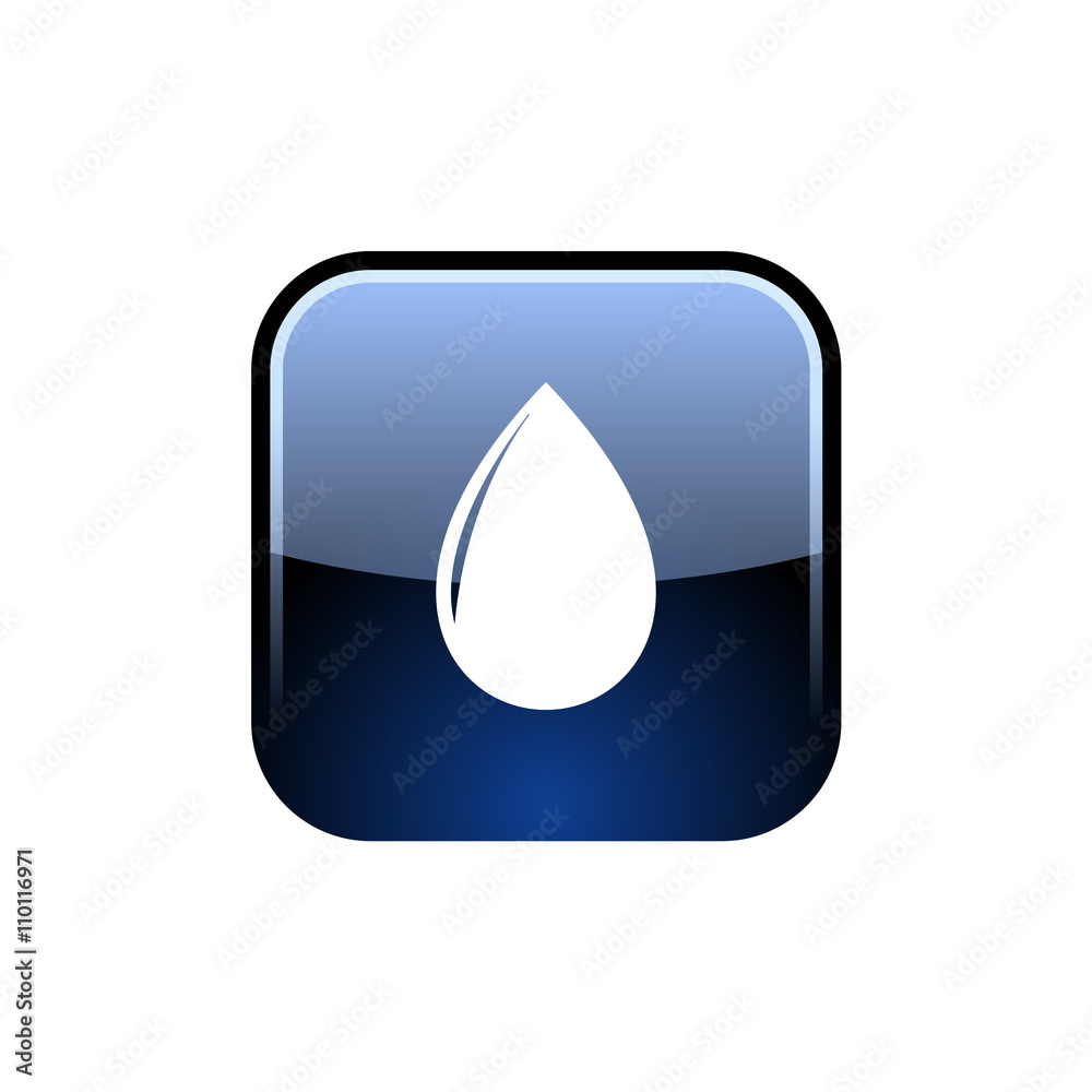 Vector illustration of black drop, isolated on white background Vector illustration of black drop, isolated on white background