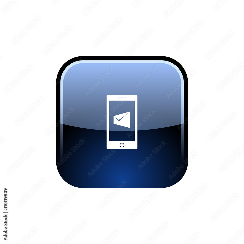 Flat paper cut style icon of Short Message Flat paper cut style icon of Short Message
