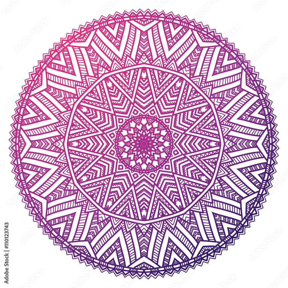 Mandala vector illustration.