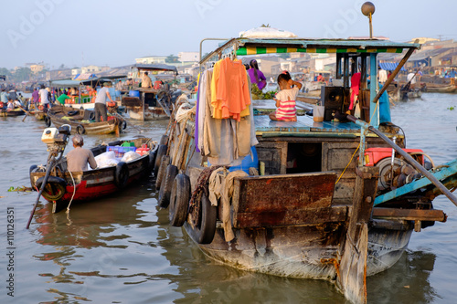 Cai Rang floating market, Can Tho, Vietnam © gilitukha
