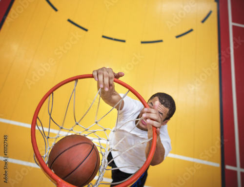 Basketball Bounce Competition Exercise Player Concept