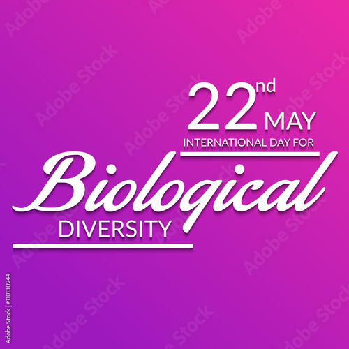 International Day For Biological Diversity