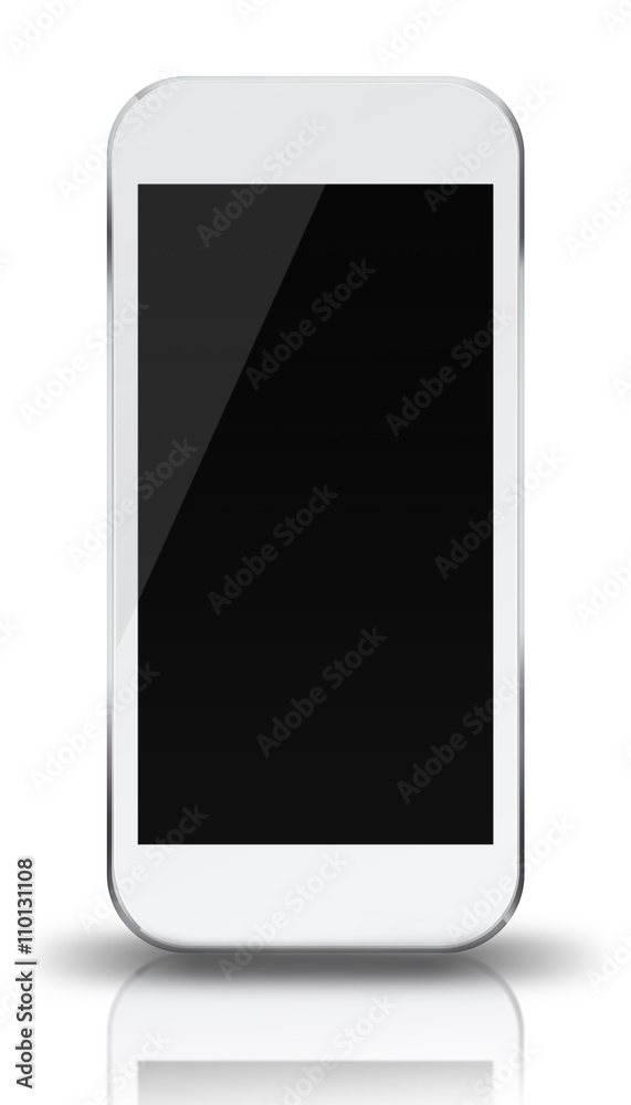 Smart phone isolated on white background. Smart phone isolated on white background.