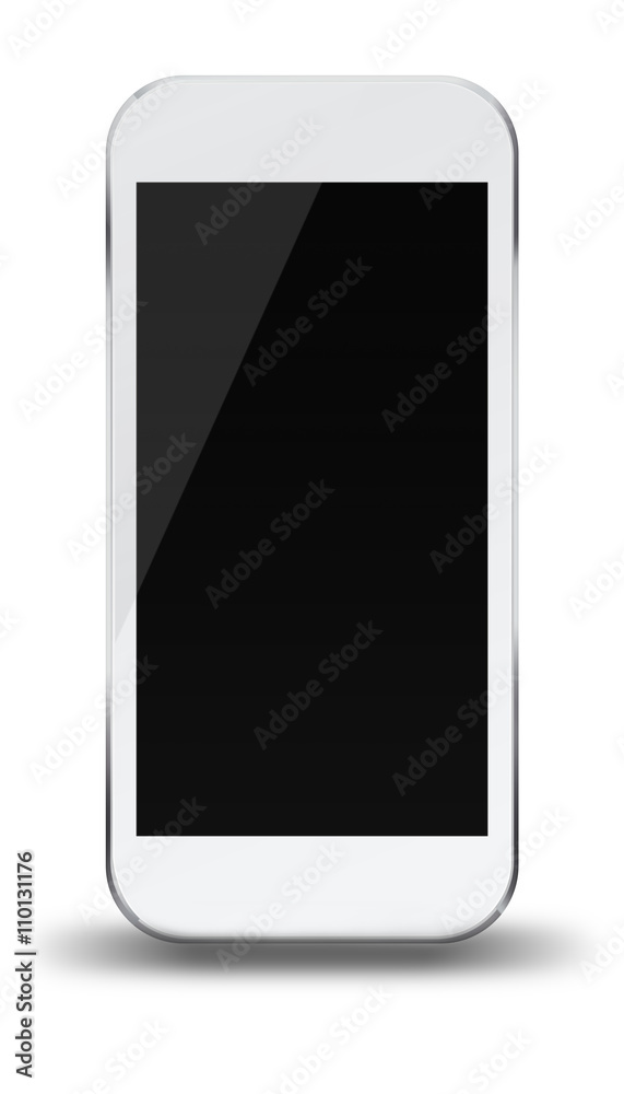 Smart phone isolated on white background. Smart phone isolated on white background.