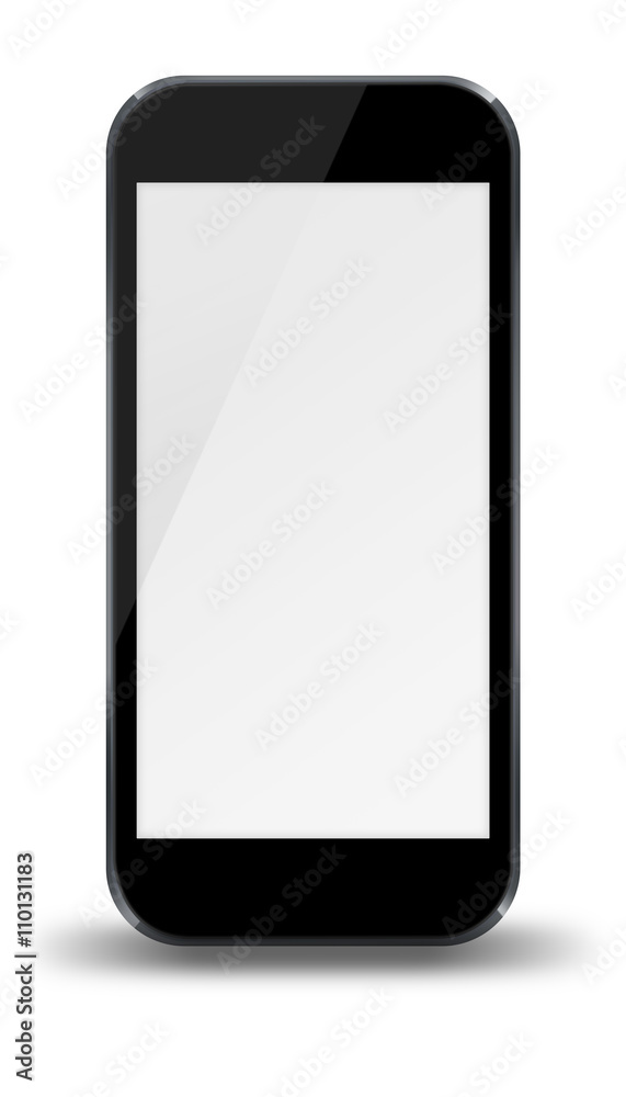 Smart phone isolated on white background. Smart phone isolated on white background.