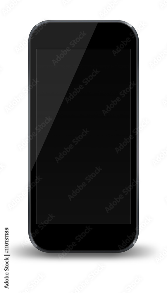 Smart phone isolated on white background. Smart phone isolated on white background.