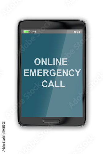 Online Emergency Call concept