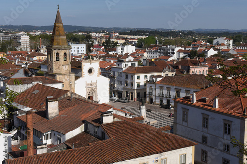 view of the town of Tomar, District of  Santarem, Portugal