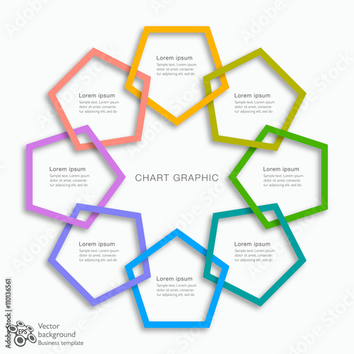 Infographics Vector Background 8-Step Process