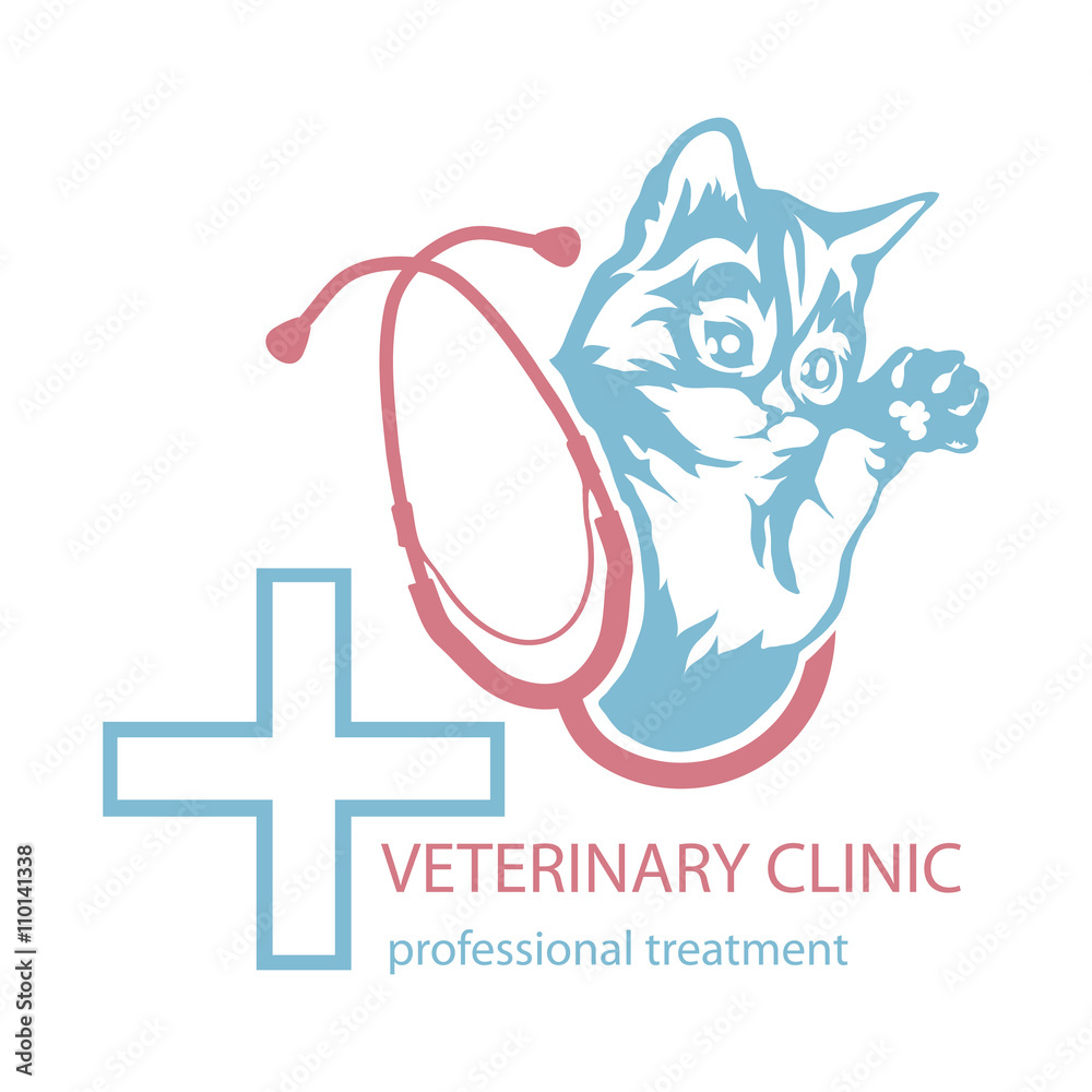 Obraz premium Veterinary Clinic logo