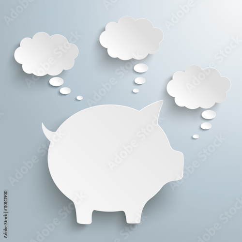 Piggy Bank 3 Thought Bubbles