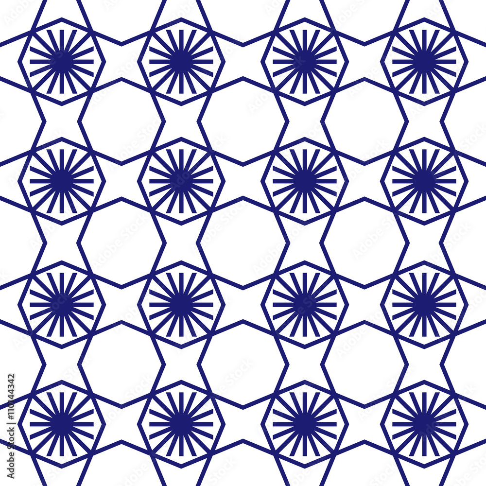 Seamless pattern with geometric shapes in art deco style. Suitable for wall design, fabrics, packaging. Seamless pattern with geometric shapes in art deco style. Suitable for wall design, fabrics, packaging.