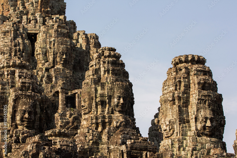 ancient of Prasat Bayon temple, Angkor Thom