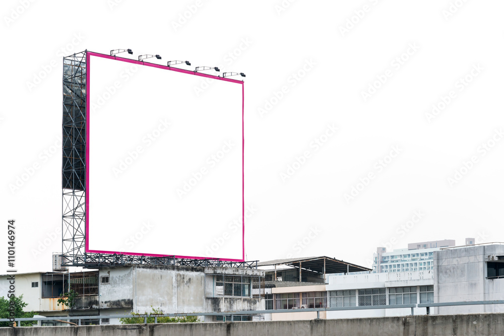 Blank billboard. Useful for your advertising.