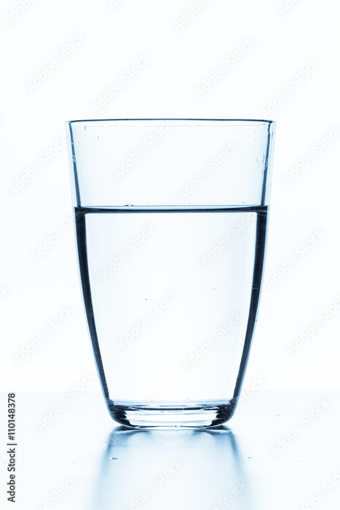 glass of water isolated on white glass of water isolated on white