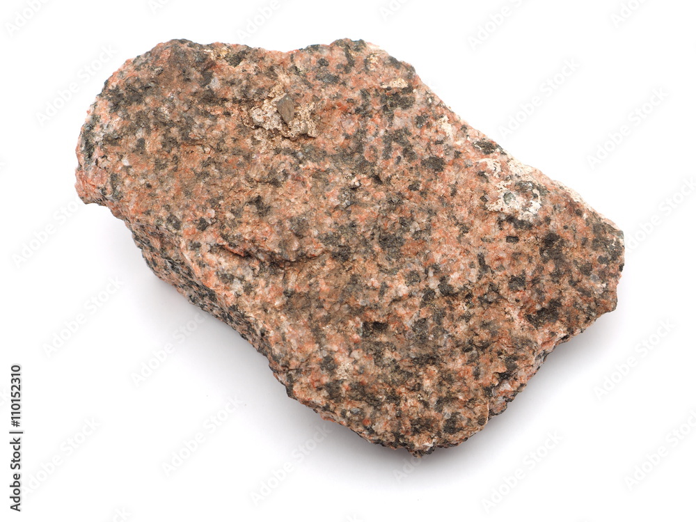 granite on a white background granite on a white background