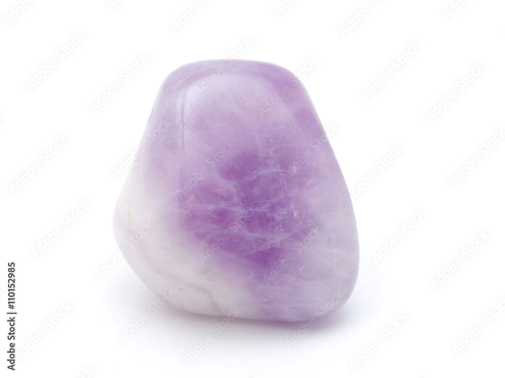 amethyst on a white background