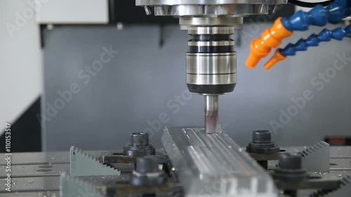 milling machining center in operation