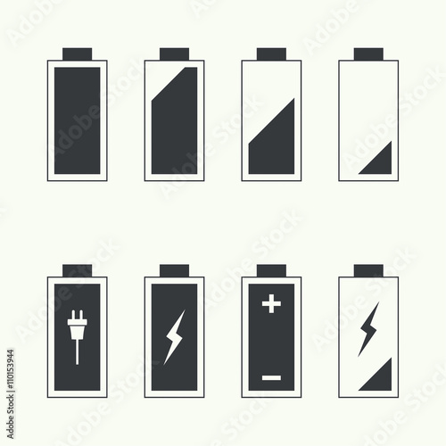 Icons battery charge indicator.