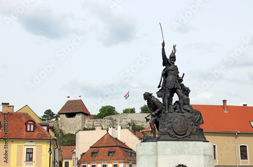 Dobo Istvan monument Eger Hungary photo