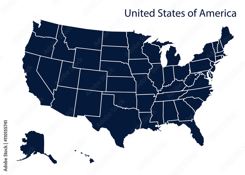 Map of U.S.A.