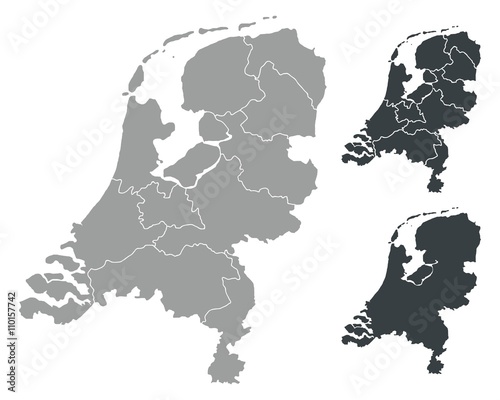  Detalied Netherlands map