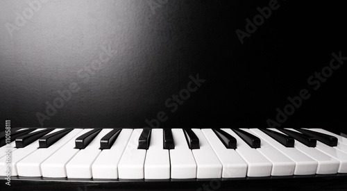 Close-up of Piano Keyboard