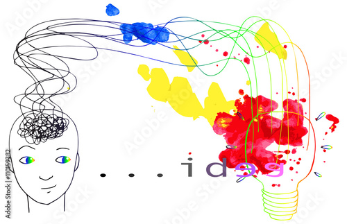 Finding new creative ideas for success.