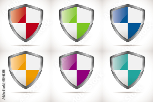 bouclier blanc couleur logo sécurité Free Download bouclier blanc couleur logo sécurité - GFXLoad