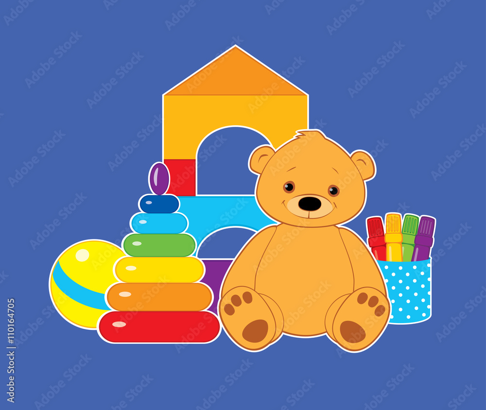 Buy Rainbow Stacking Rings for Babies Ring Stacker Baby Toy for 6, 9, 12,  18 Months, Plastic Stacking Nesting Circle, Montessori Stacking Toy for  Babies Teddy Ring (7 Ring) Online at Low